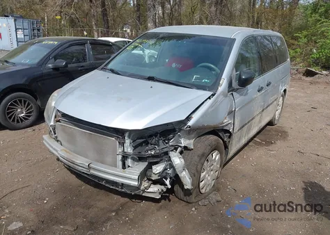 2010 Honda Odyssey Lx from USA, damaged, VIN 5FNRL3H2XAB036366